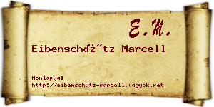 Eibenschütz Marcell névjegykártya